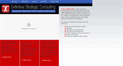 Desktop Screenshot of definitivestrategy.com